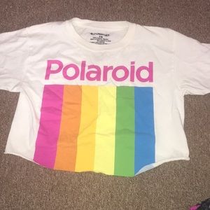 Cropped Polaroid shirt